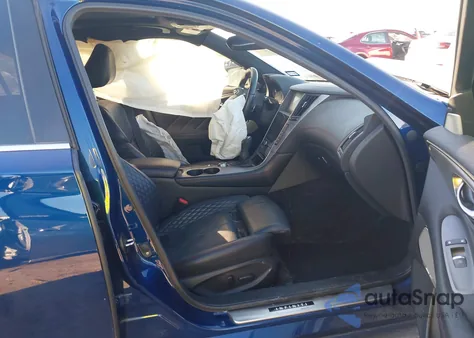 2018 Infiniti Q50 3.0T Red Sport 400 из США, поврежденный, VIN JN1FV7AR8JM481257